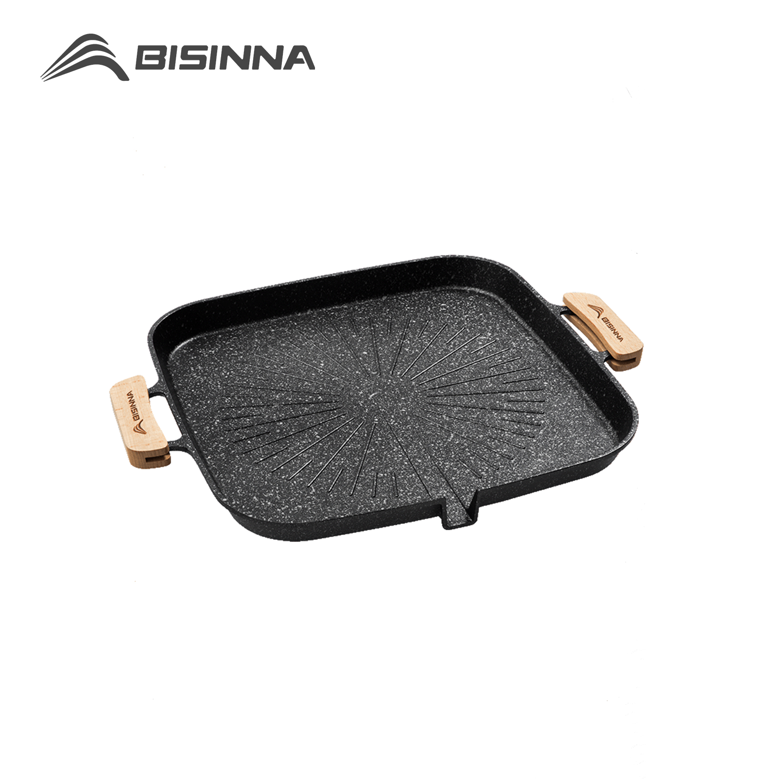 Korean Bbq Grill - BISINNA Square BBQ Grill Pan Non