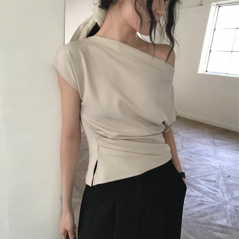 Elegant One-Shoulder Design Se - Korean Lifestyle & Kids Boutique 评论和价格