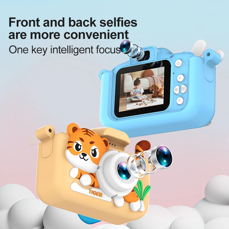 Kids Mini Camera Cartoon Tiger - Korean Girl Lifestyle 评论和价格