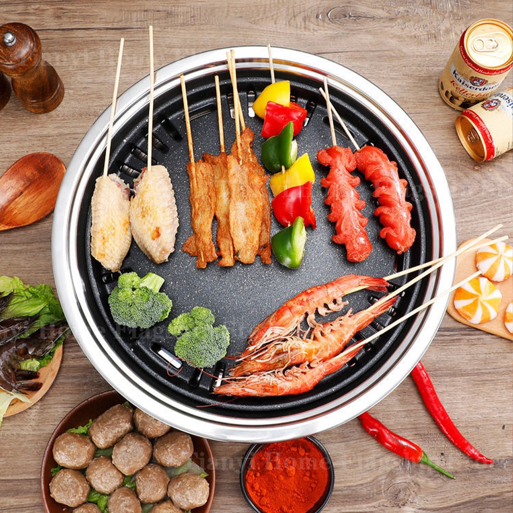 Stainless Steel Charcoal Grill - Korean Bbq Grill 评论和价格