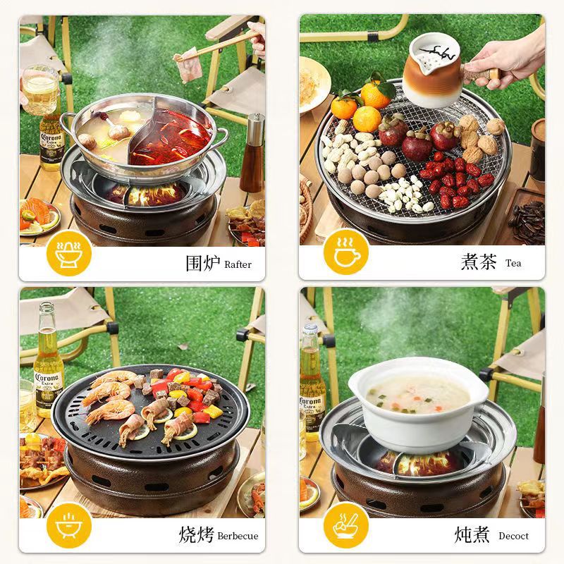 Portable Charcoal Grill Set fo - Korean Bbq Grill 评论和价格