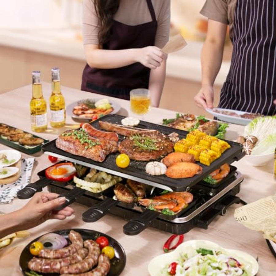 Raclette Table Grill, Indoor G - Korean Bbq Grill 评论和价格