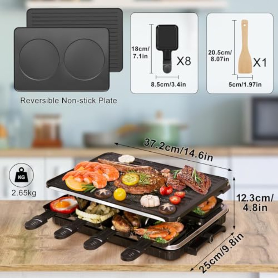 Raclette Table Grill, Indoor G - Korean Bbq Grill 评论和价格