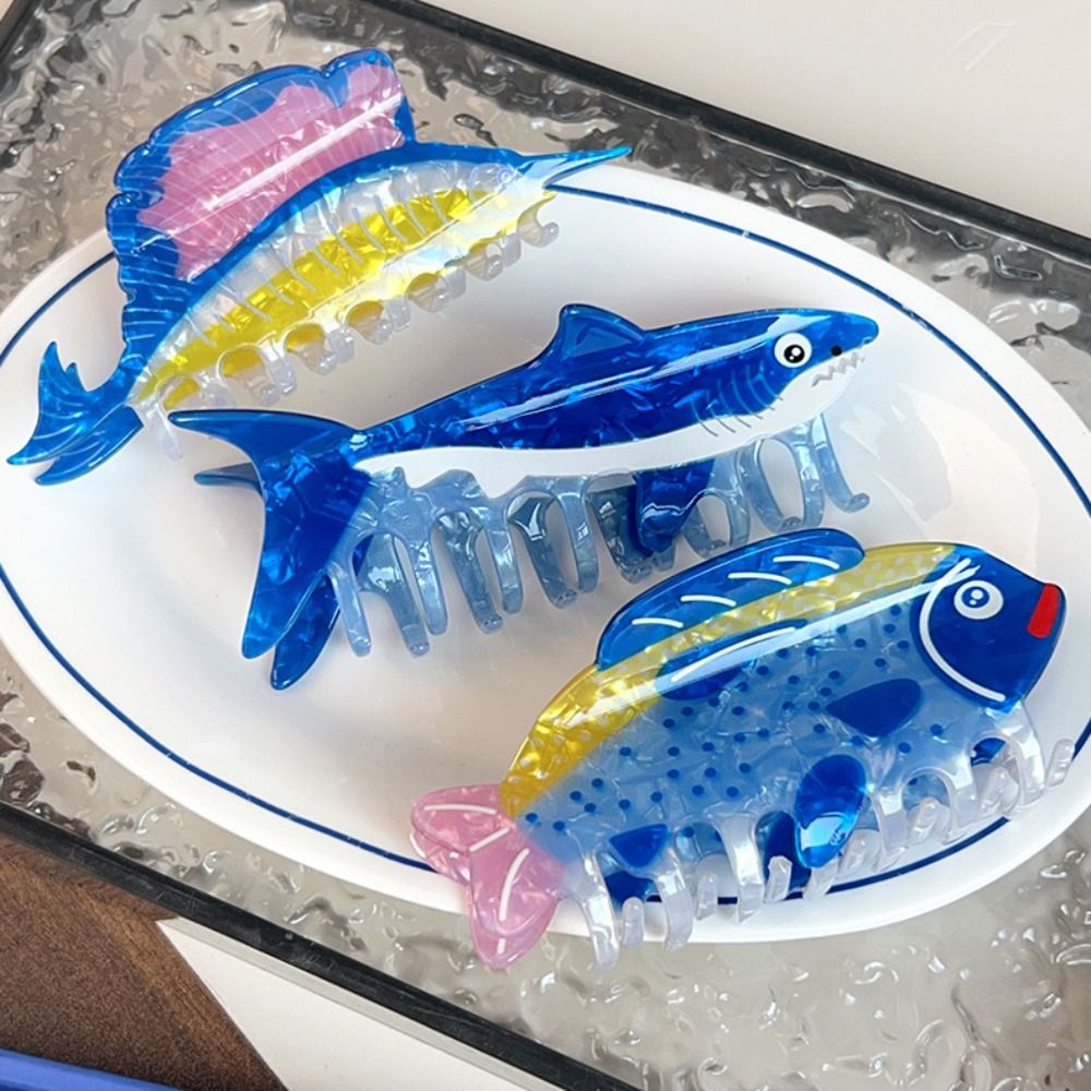 Hairpin Ocean Animal Hair Claw - Korean Girl Lifestyle 评论和价格