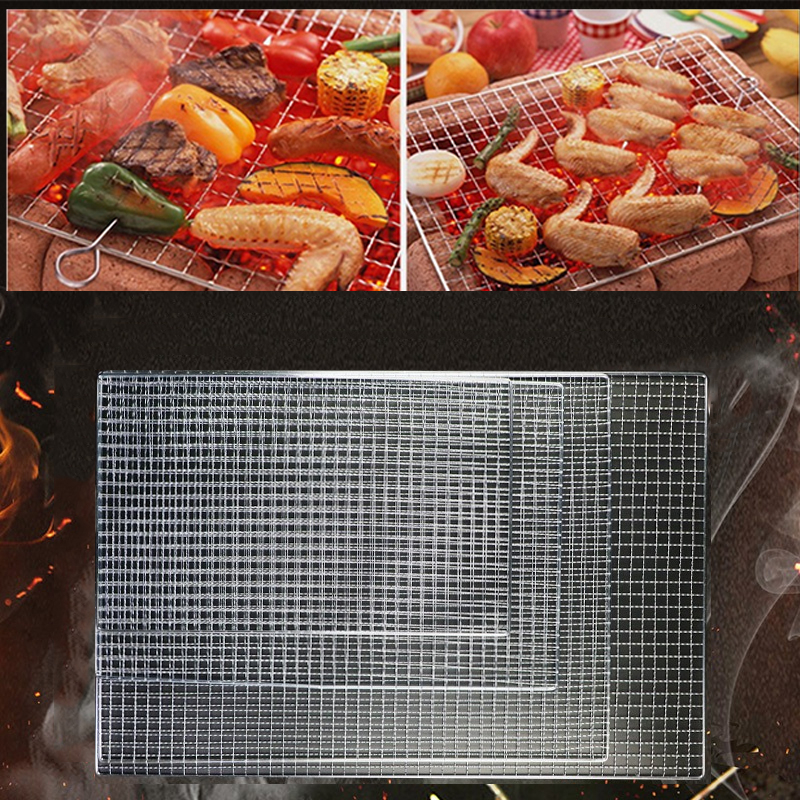 BBQ Grate Mesh Net Barbecue Gr - Korean Bbq Grill 评论和价格