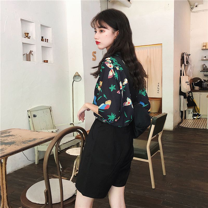 Shirts Women Corduroy Patch Po - Korean Daily Lifestyle 评论和价格